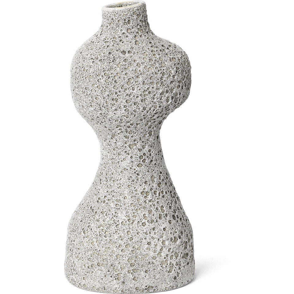 Yara Vase 30.5 cm, Grey Pumice