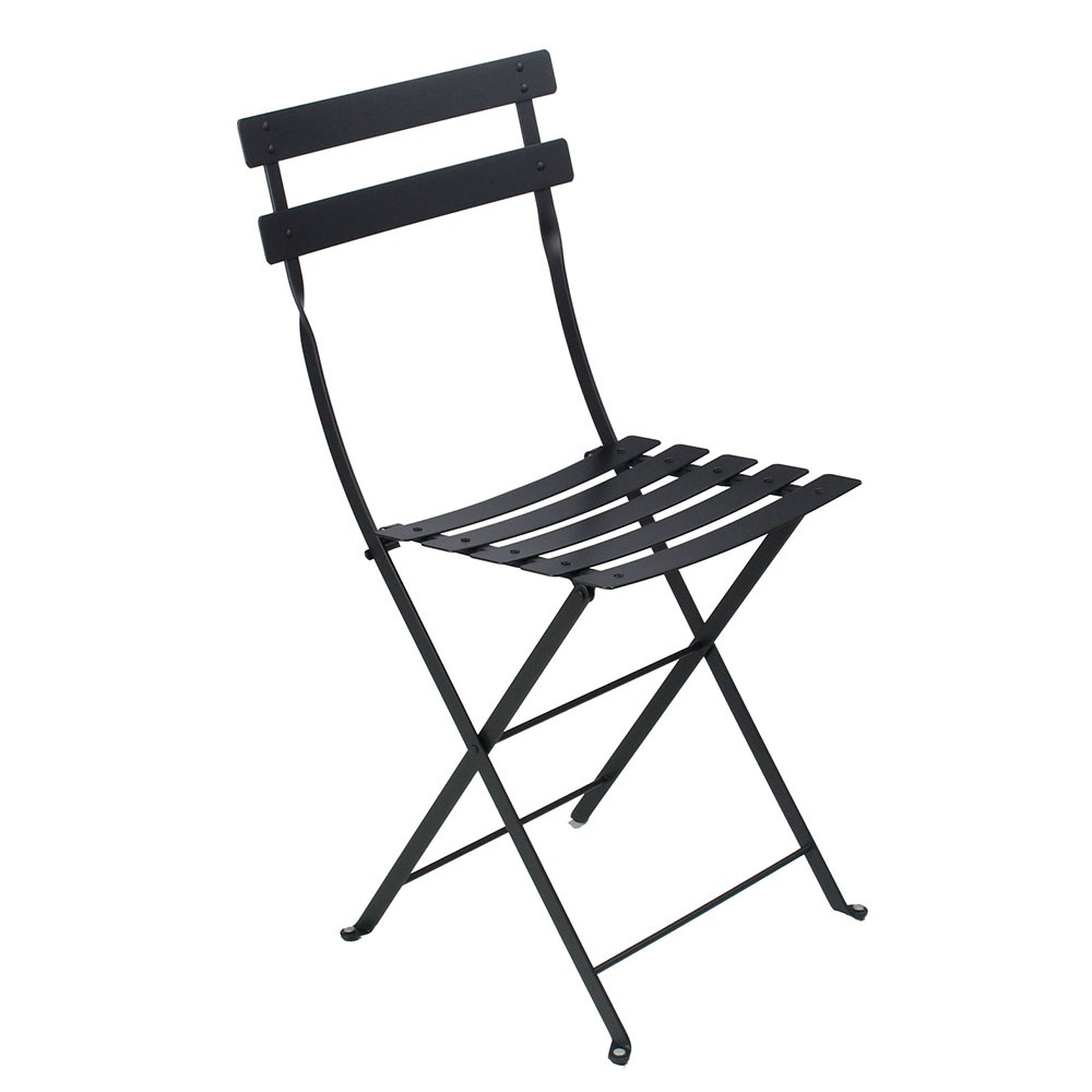 Bistro Chair Metal, Liquorice