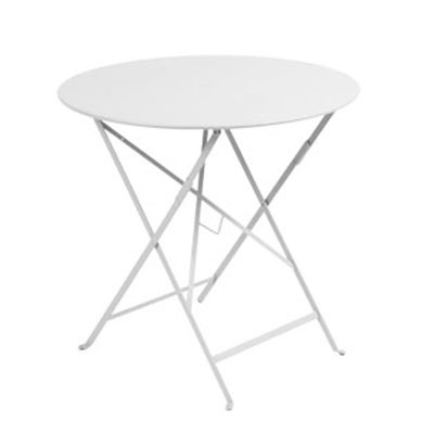 Bistro Table Ø77 cm, Cotton White