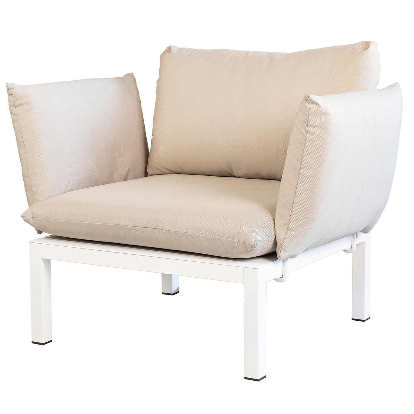 Domino, set of 2 armrests cushions, beige