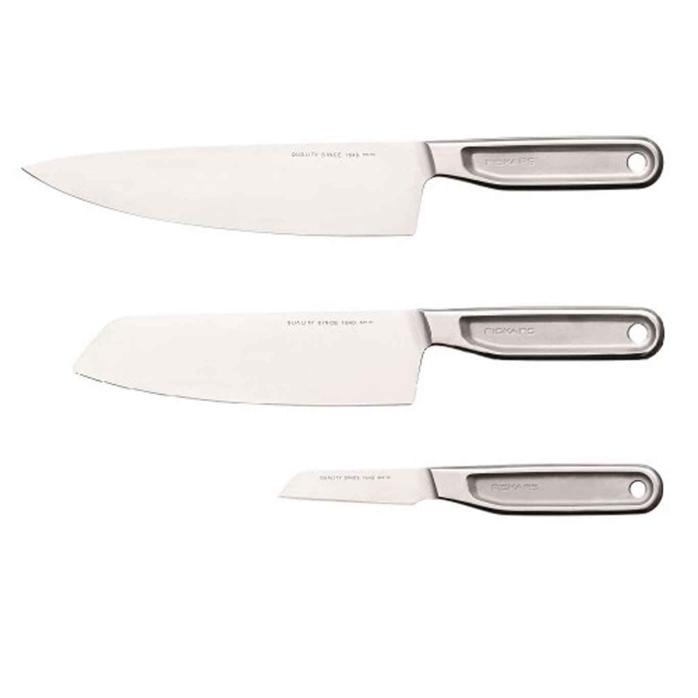 All Steel Knife Set, 3 Pieces