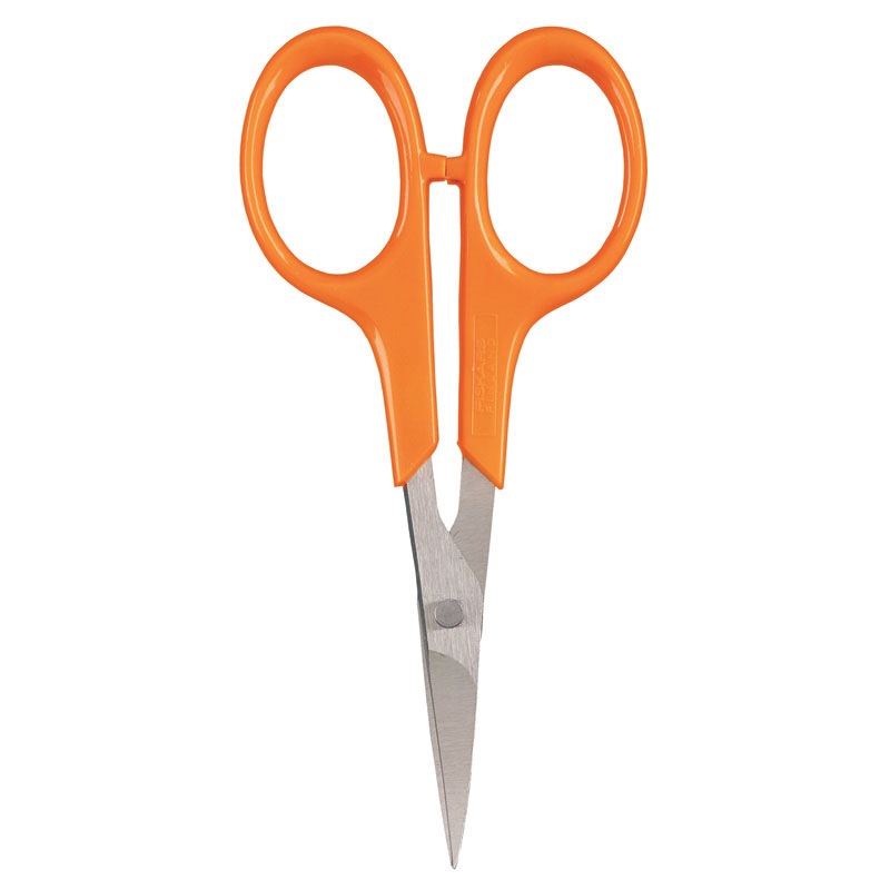Classic Nail Scissor Bent, Orange