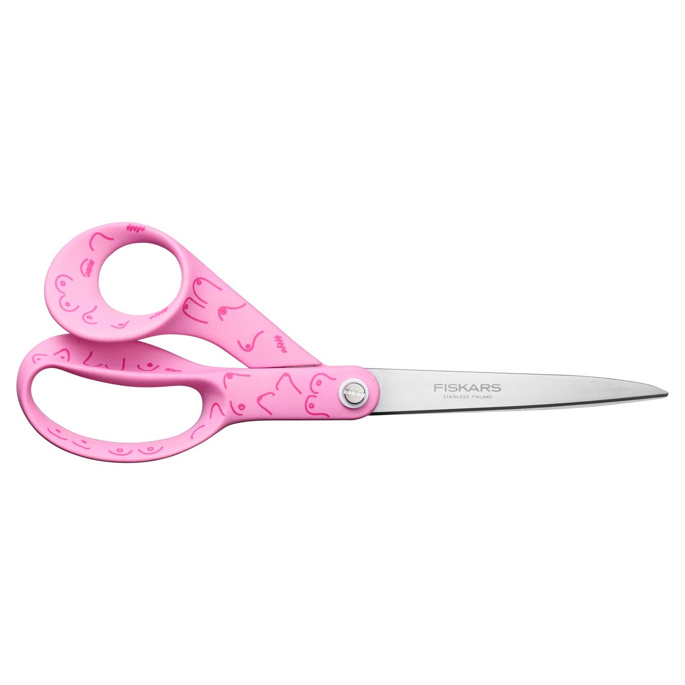 Universal Scissor 21 cm, Pink Ribbon