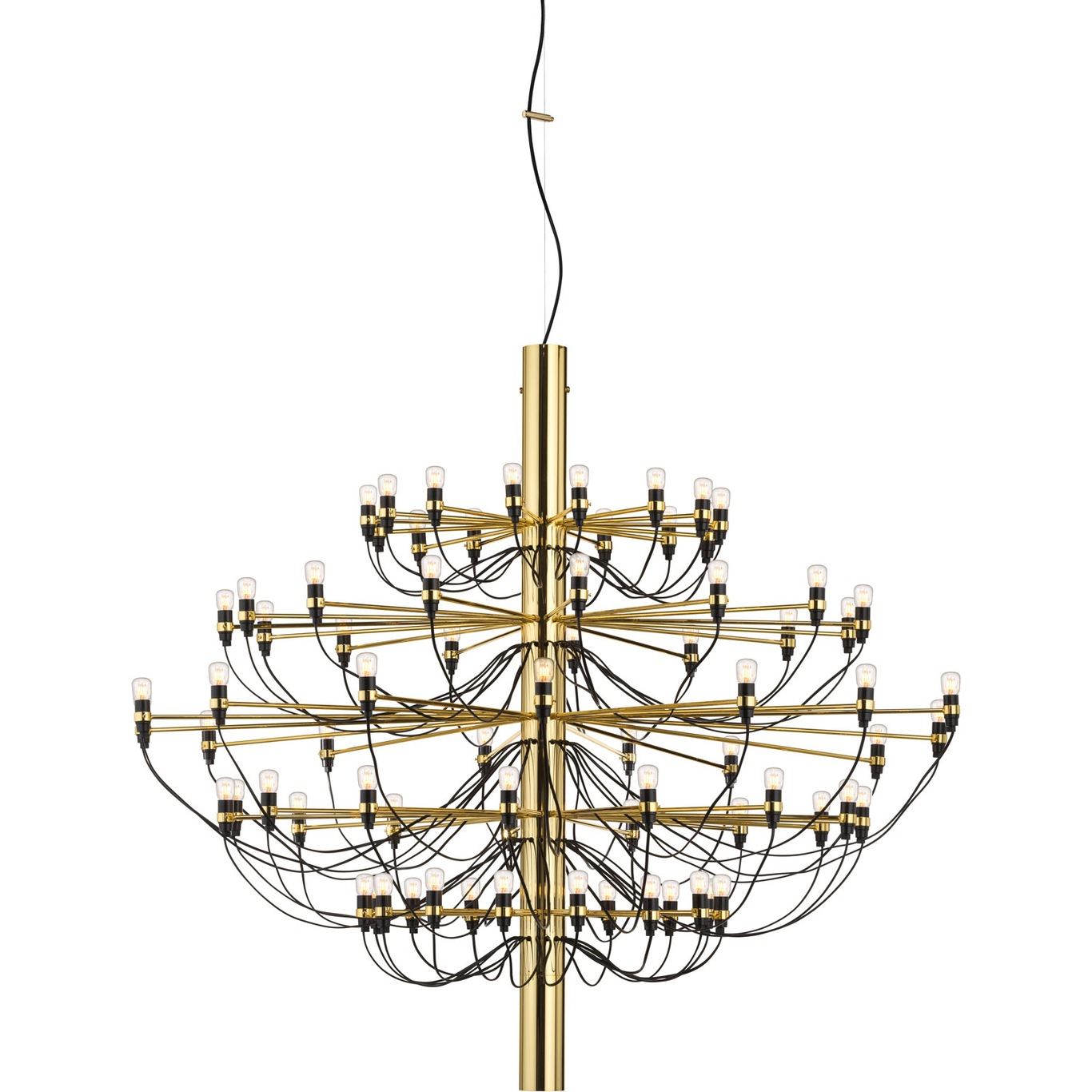 2097/75 Sarfatti Chandelier LED, Brass