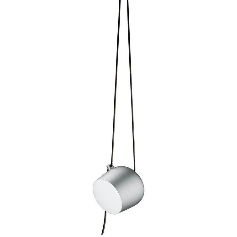 Aim Small Cable-plug Pendant, Light Silver Anodized