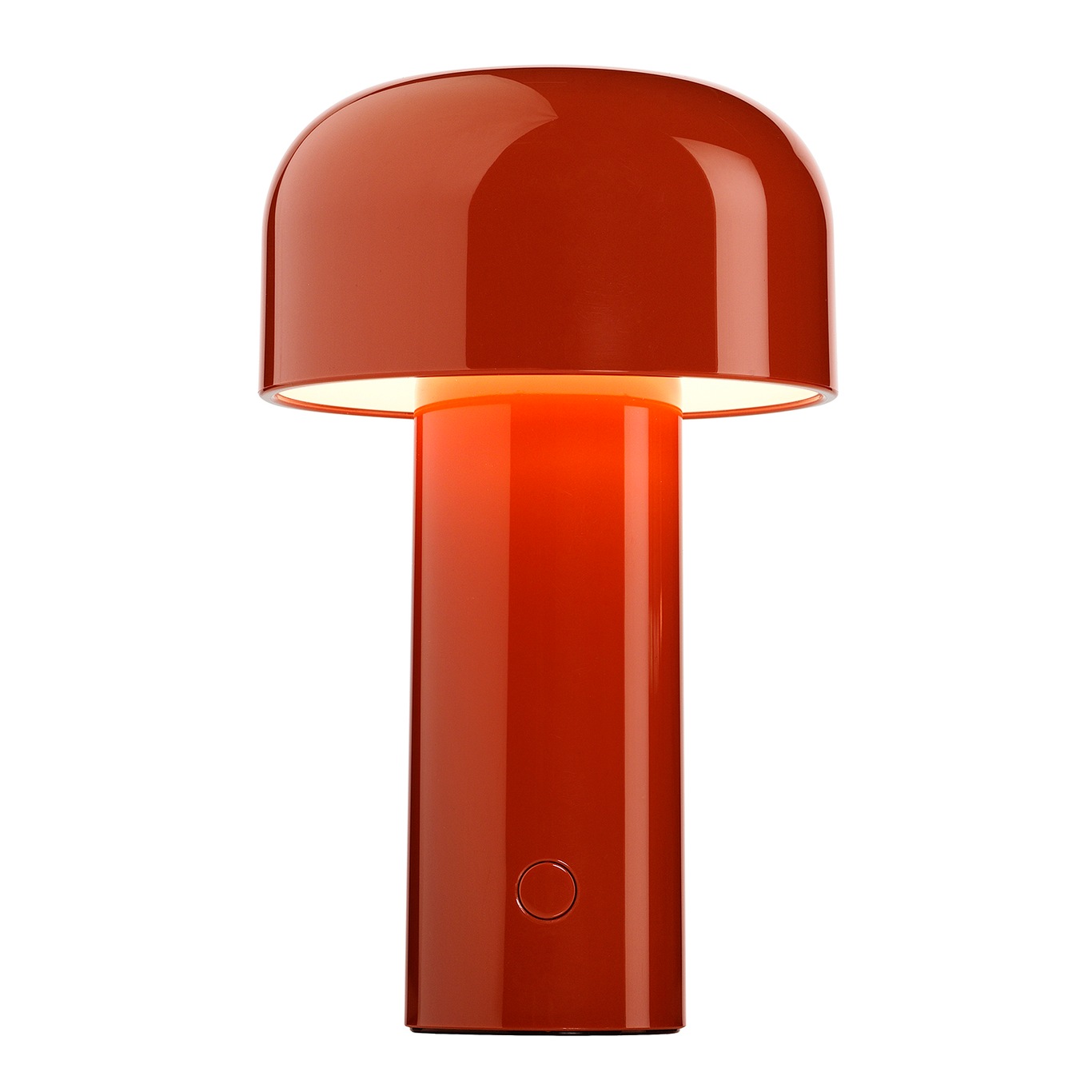 Bellhop Table Lamp Portable, Brick Red