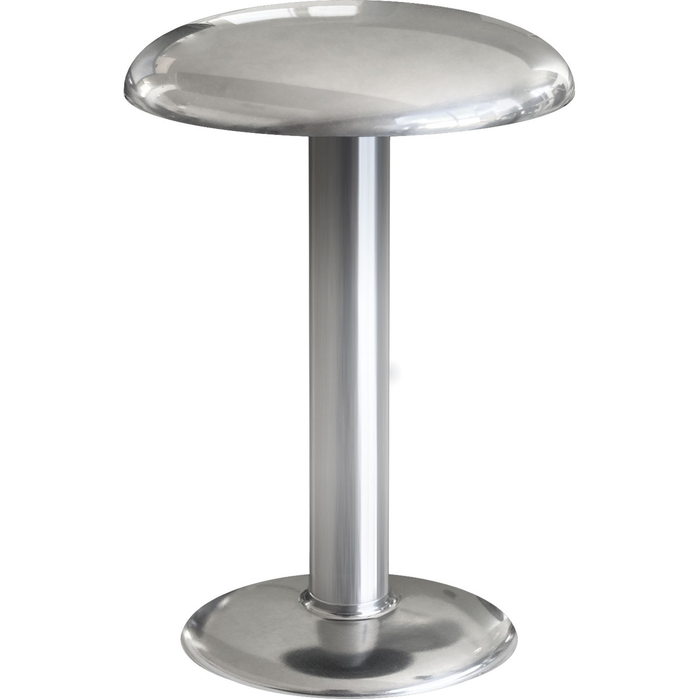 Gustave Residential Table Lamp Portable 2700K, Polished Silver