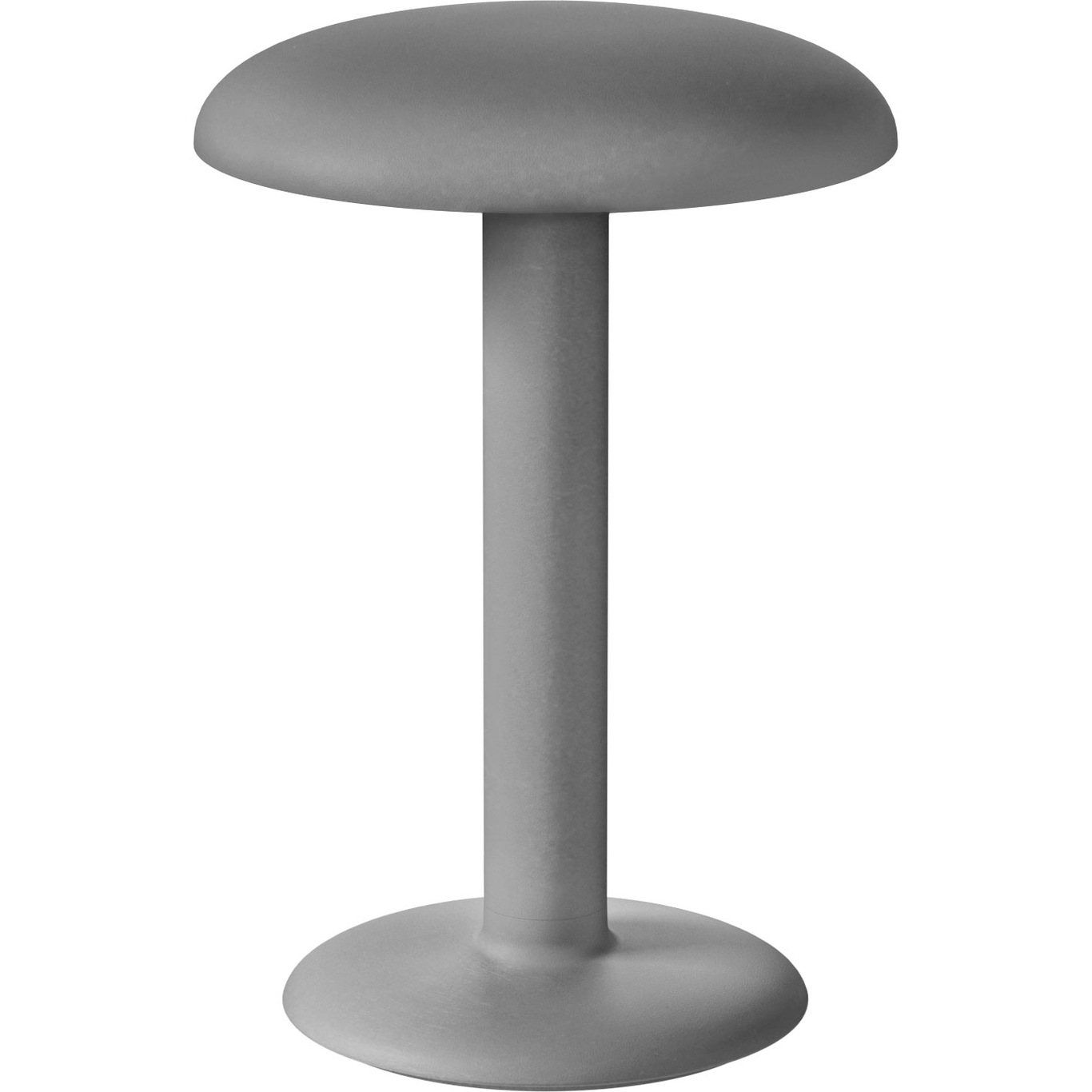 Gustave Residential Table Lamp Portable 3000K, Raw Aluminium