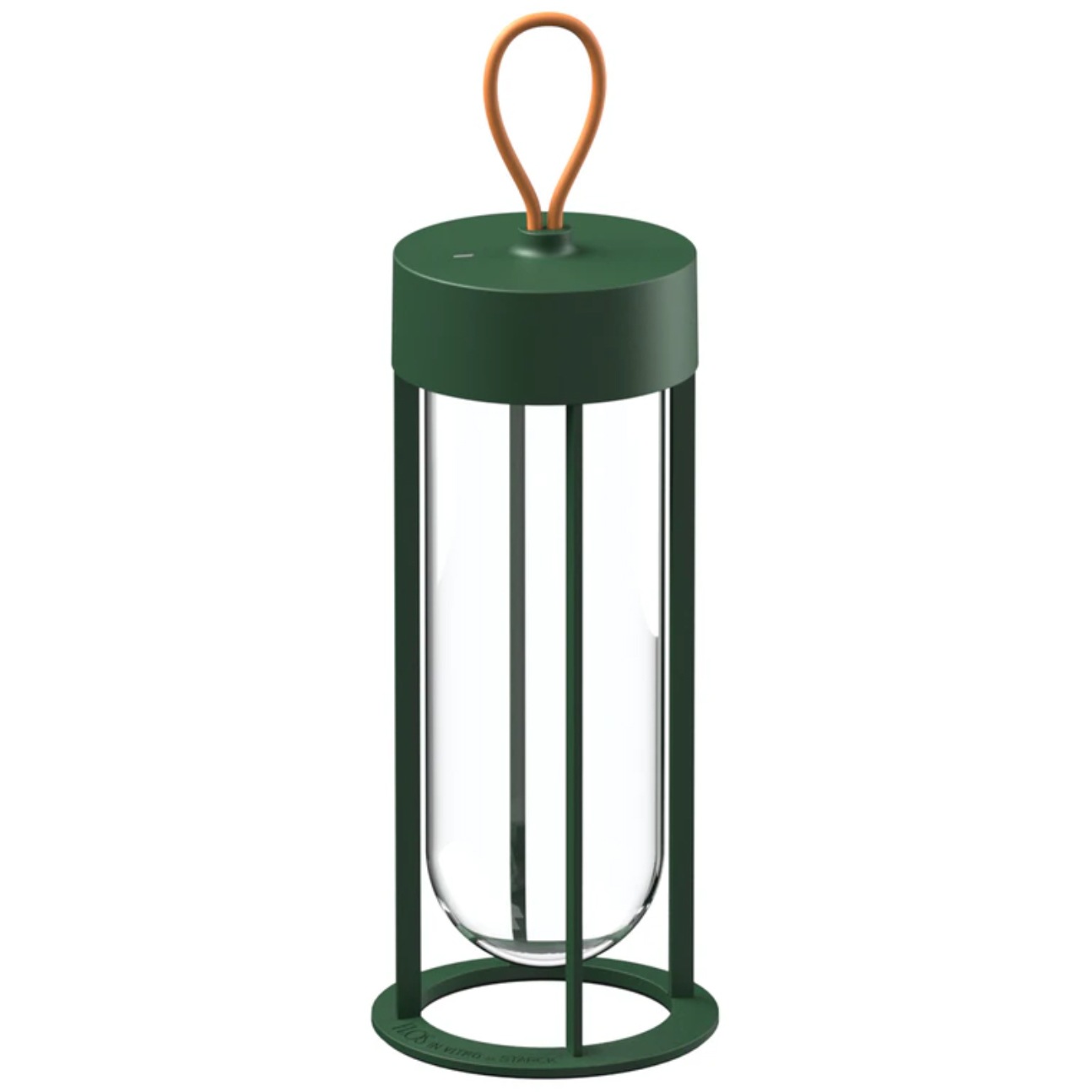 In Vitro Unplugged Table Lamp, Forest green