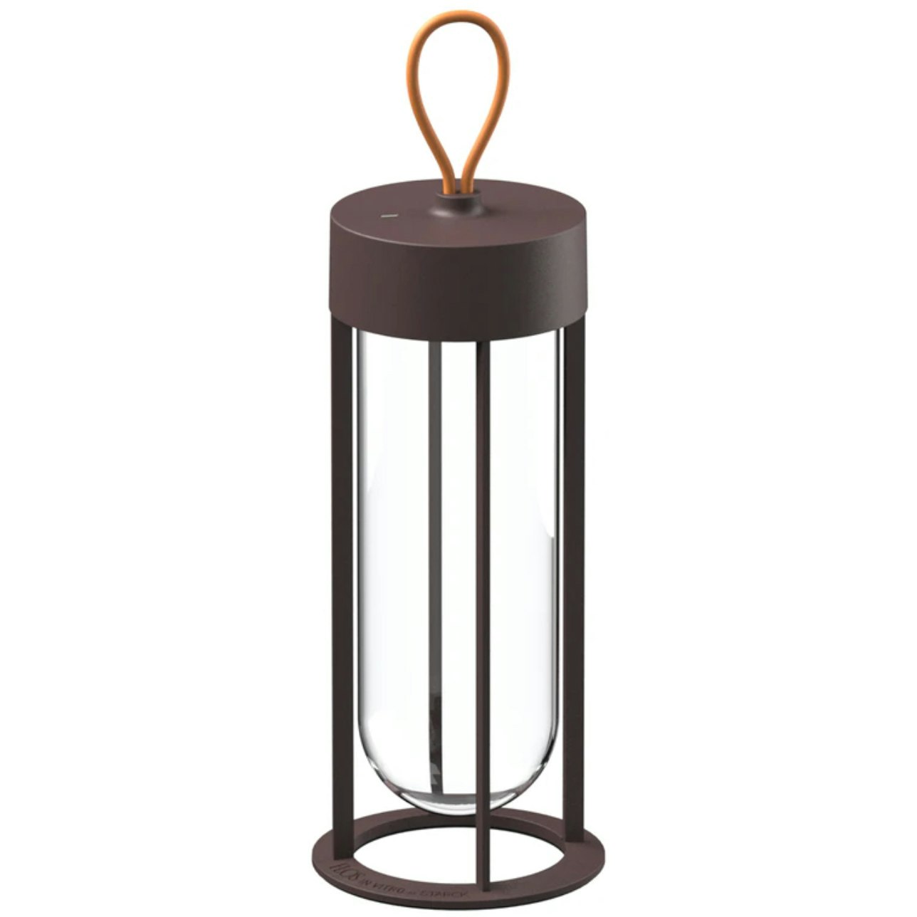 In Vitro Unplugged Table Lamp, Deep Brown
