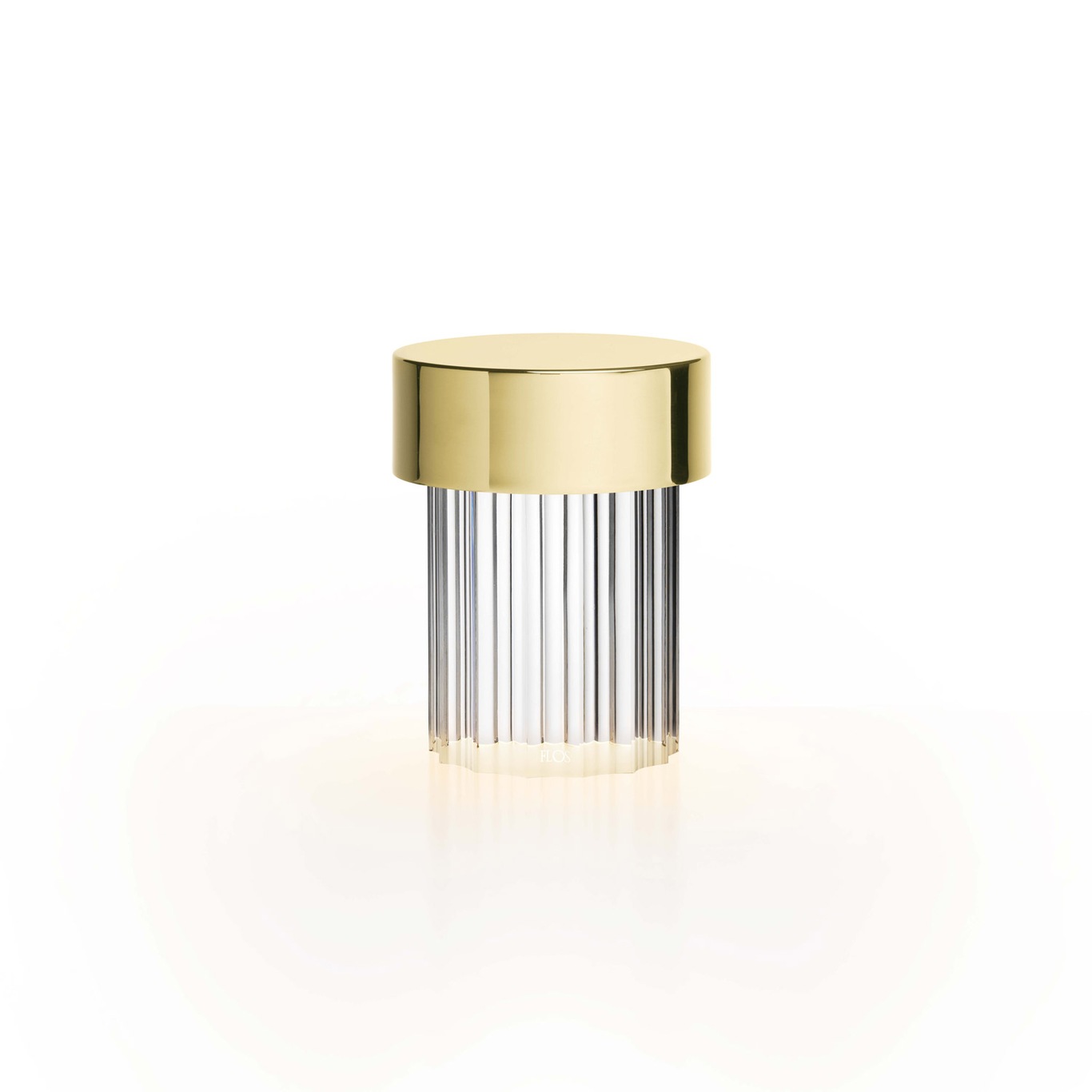 Last Order Fluted Table Lamp, Brass
