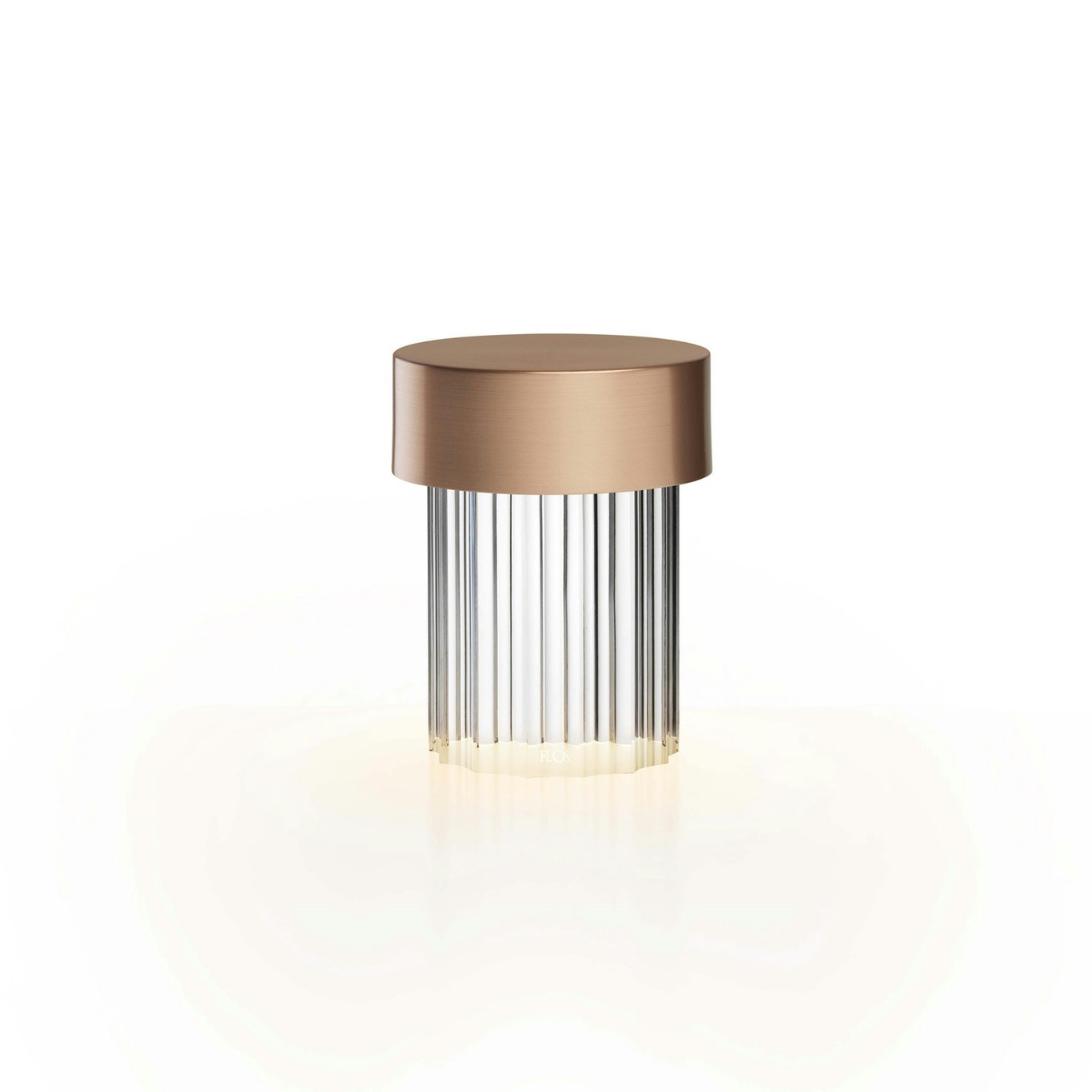 Last Order Fluted Table Lamp, Copper