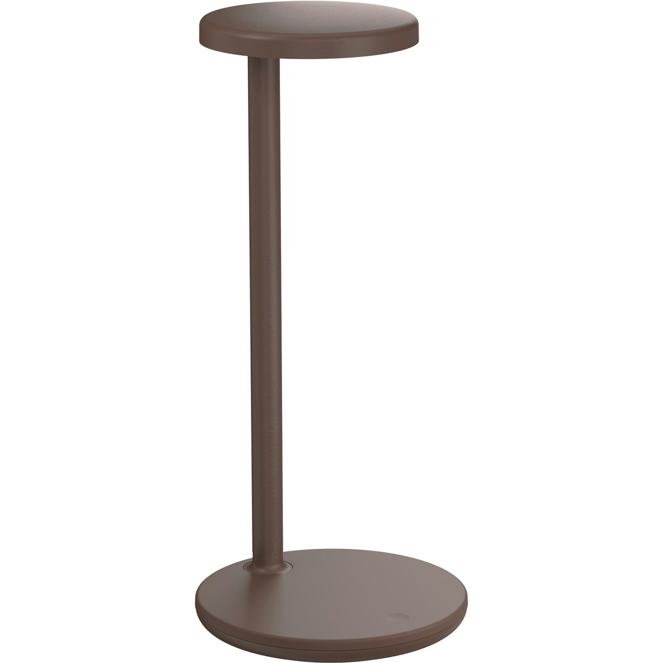 Oblique Qi Table Lamp, Brown