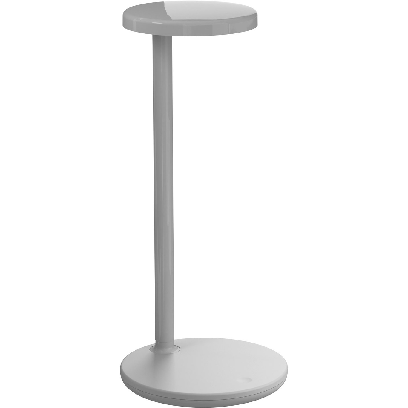 Oblique Qi Table Lamp, Grey