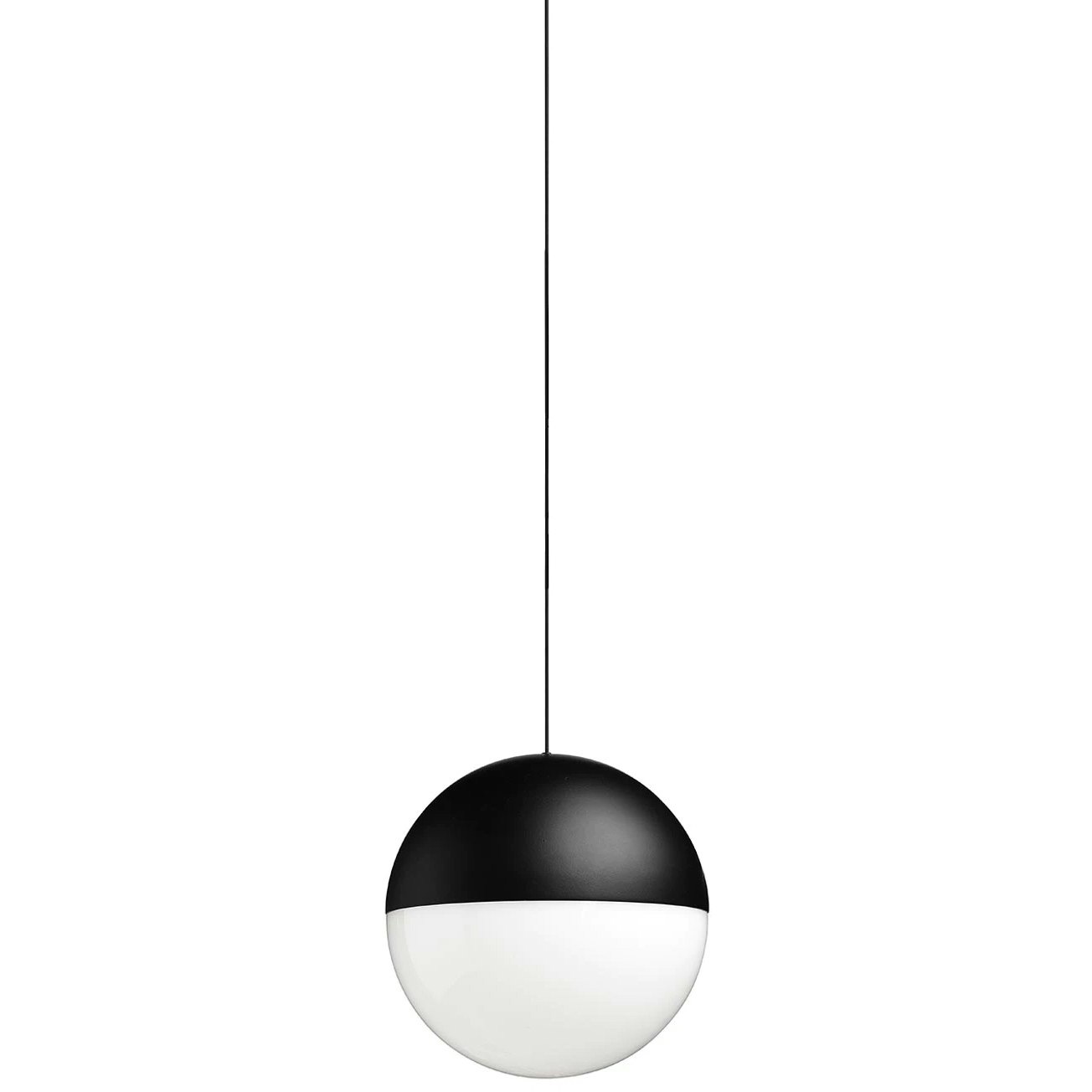 String Light Sphere Pendant 12M Dimmable With Soft Touch, Black
