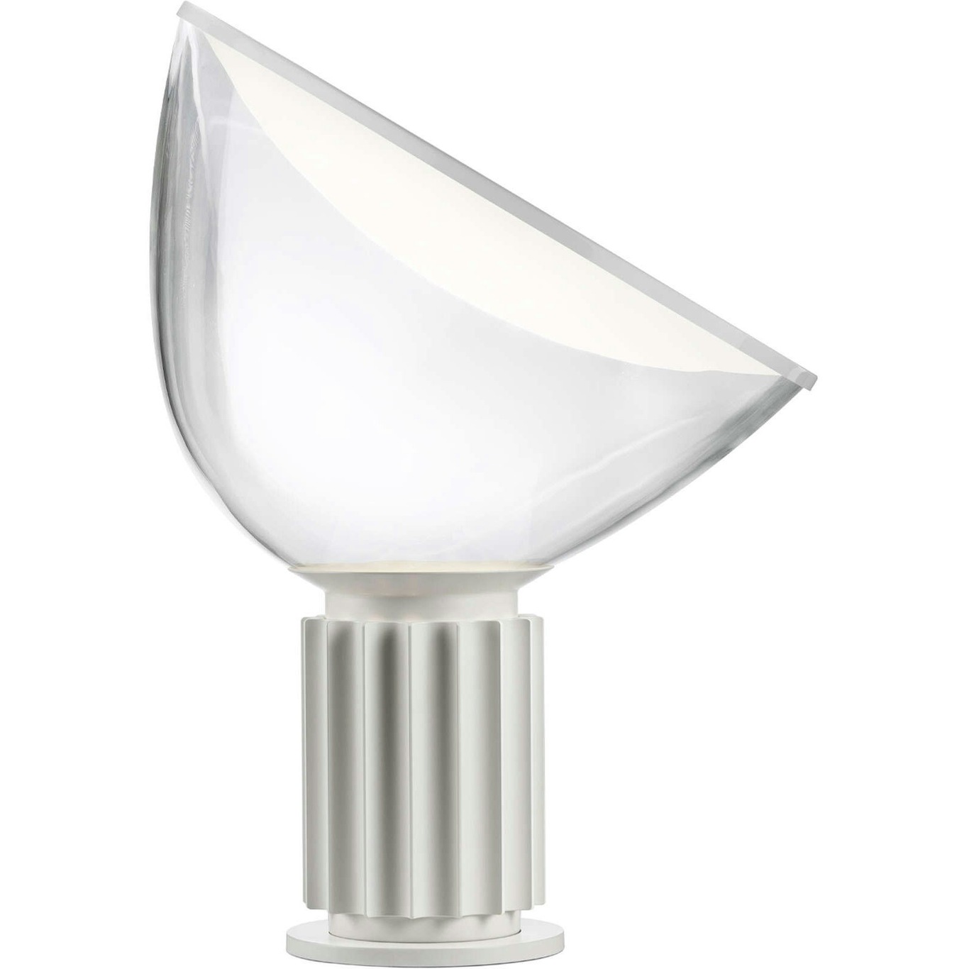 Taccia Table Lamp, Matte White