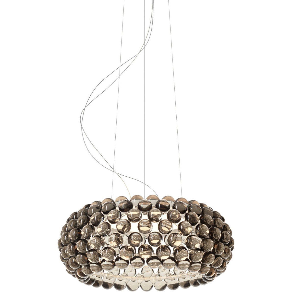 Caboche Plus Media LED Pendant Grey, Dimmable