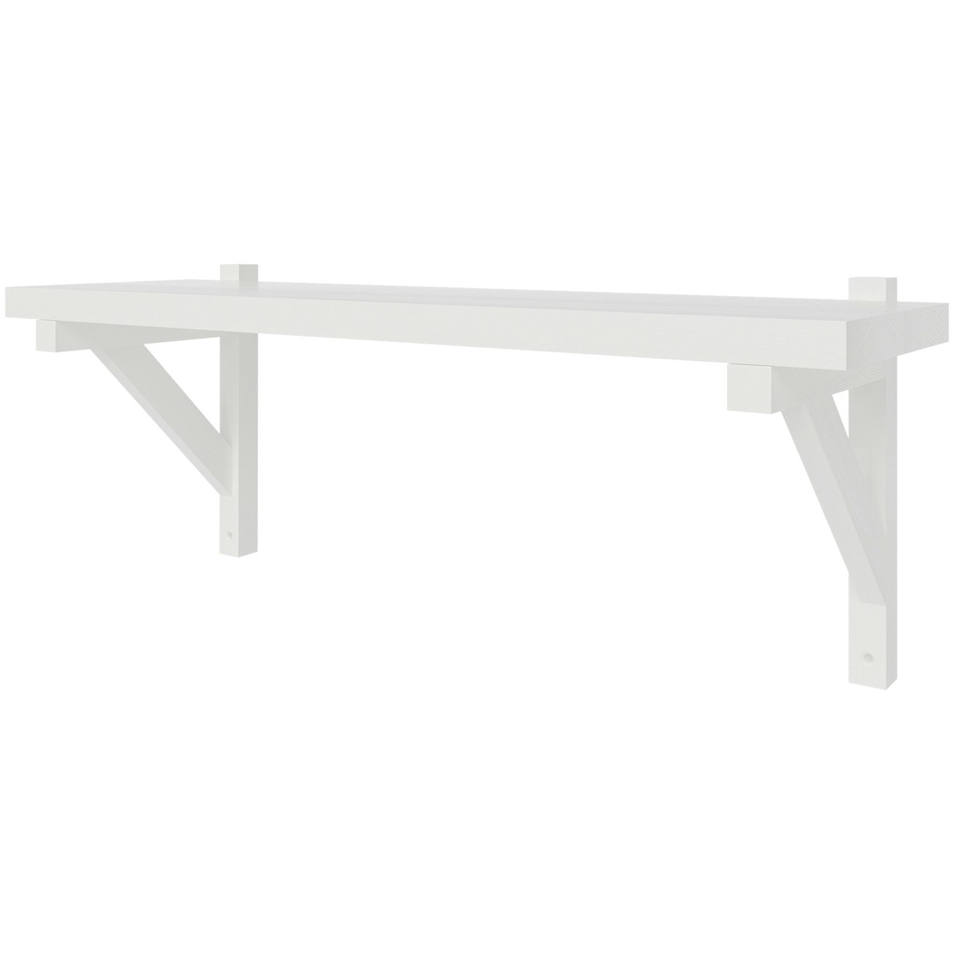Bracket Shelf 20x70 cm, White