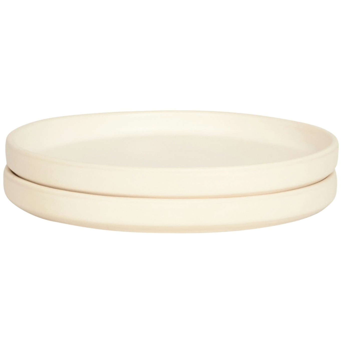 Otto Plates 2-pack Ø19 cm, Natural