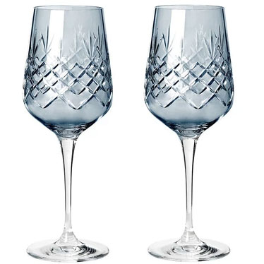 Crispy Madame White Wine Glass 35 cl 2-pack, Sapphire