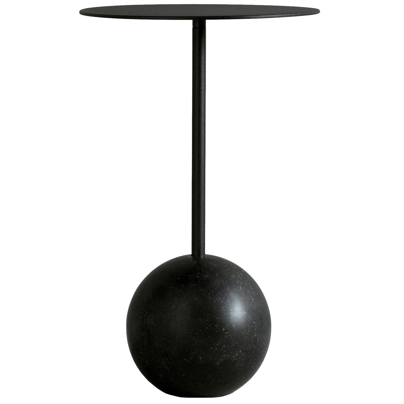 Knockout Side Table Ø35 cm, Black