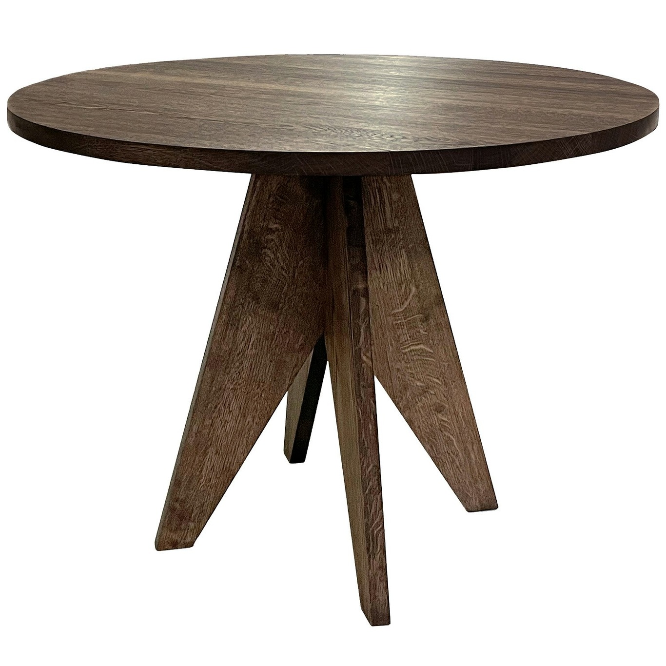 Pose Dining Table Ø120 cm, Smoked Oak