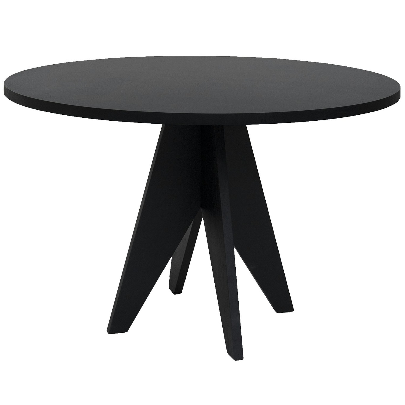 Pose Dining Table Ø120 cm, Black Oak