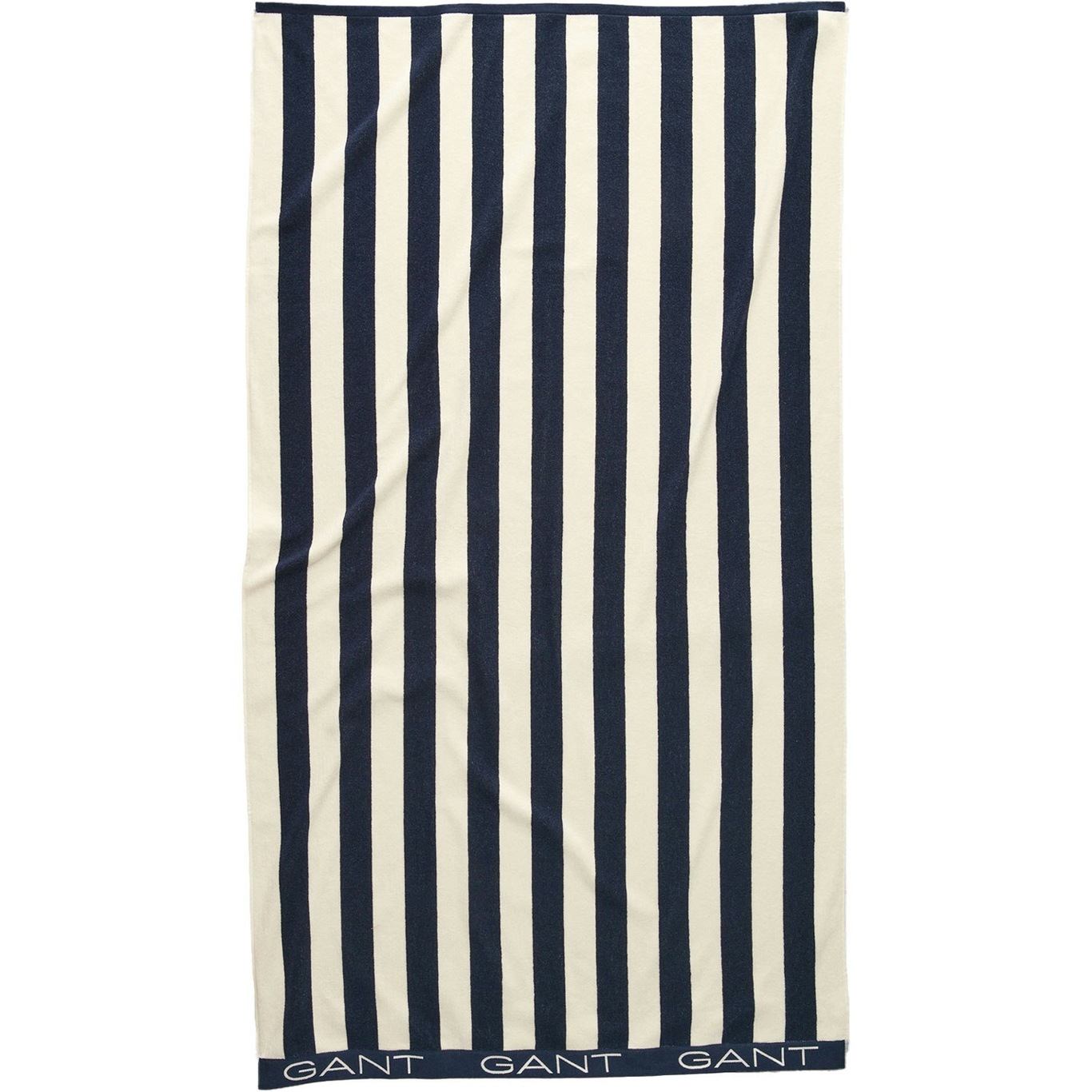 Block Stripe Beach Towel 100x180 cm, Evening Blue