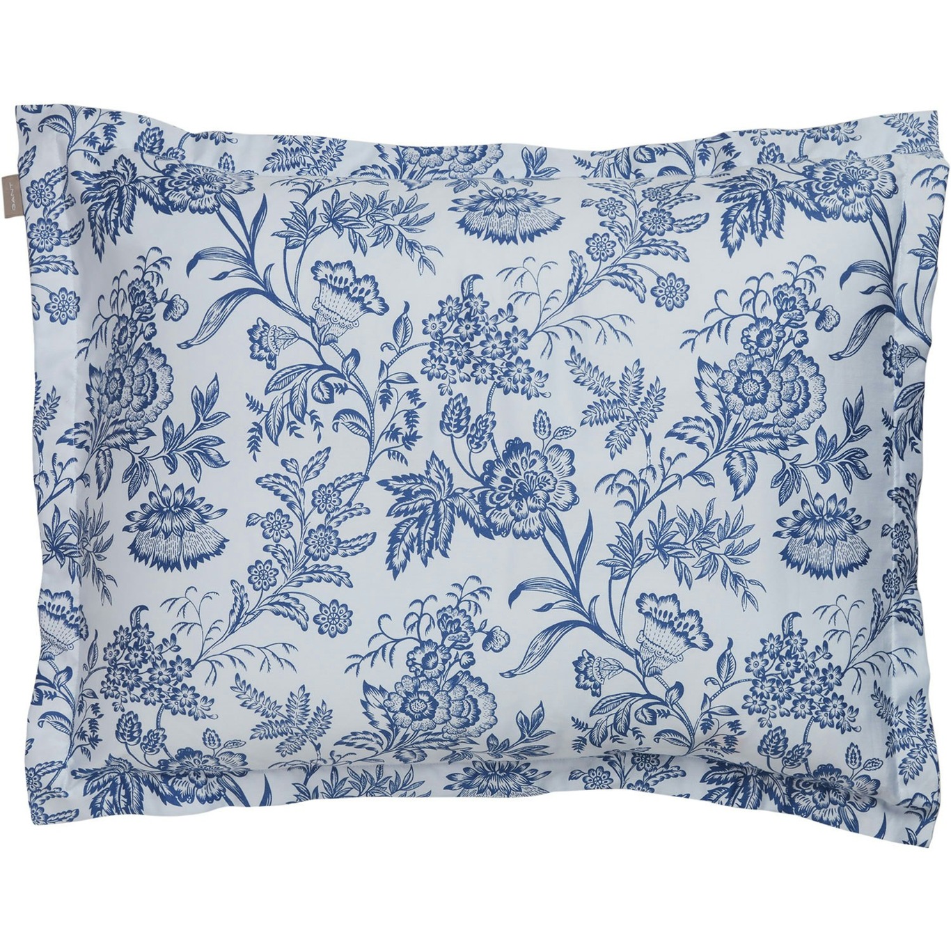 Floral Pillowcase 50x60 cm, College Blue