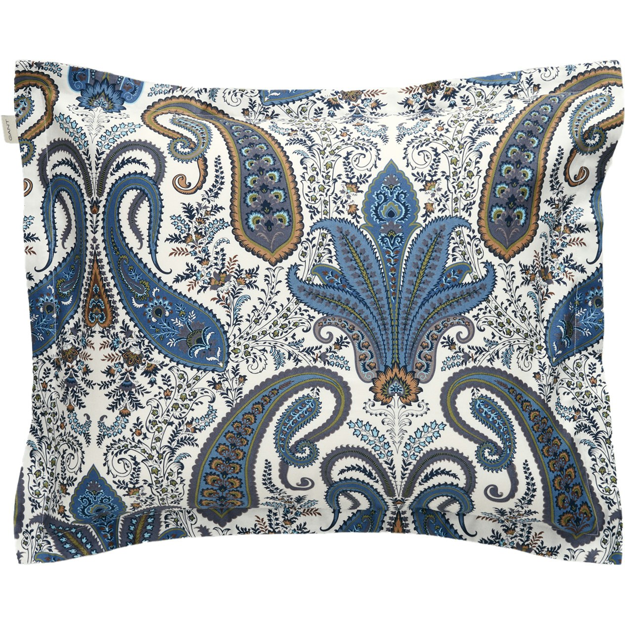 Key West Paisley Pillowcase 50x70 cm, Sateen Blue