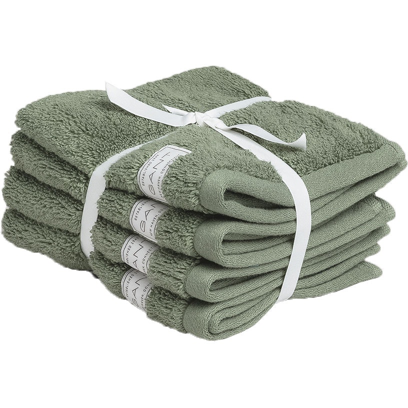Premium Towels 30x30 cm 4-pack, Agave Green
