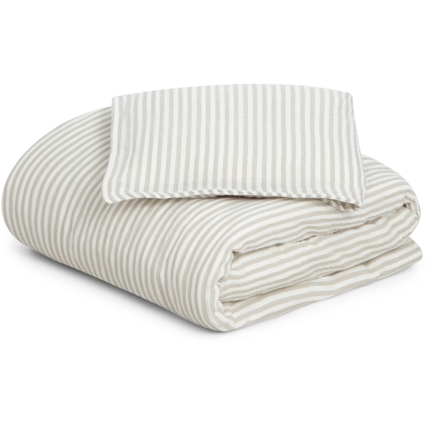 Stripe Anjou Bed Set Muslin, 100x140 + 40x45 cm