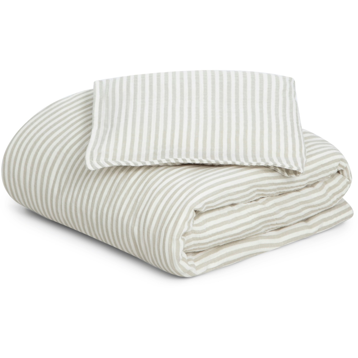 Stripe Anjou Bed Set Muslin, 70x80 + 28x35 cm