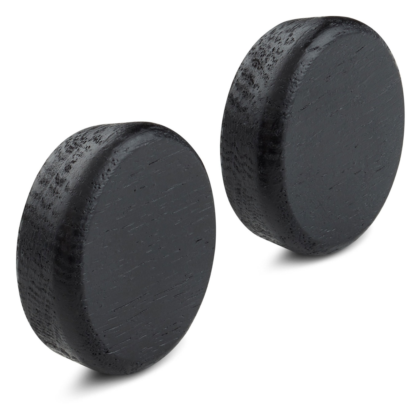 Flex Button Magnets 2-pack, Black Oak