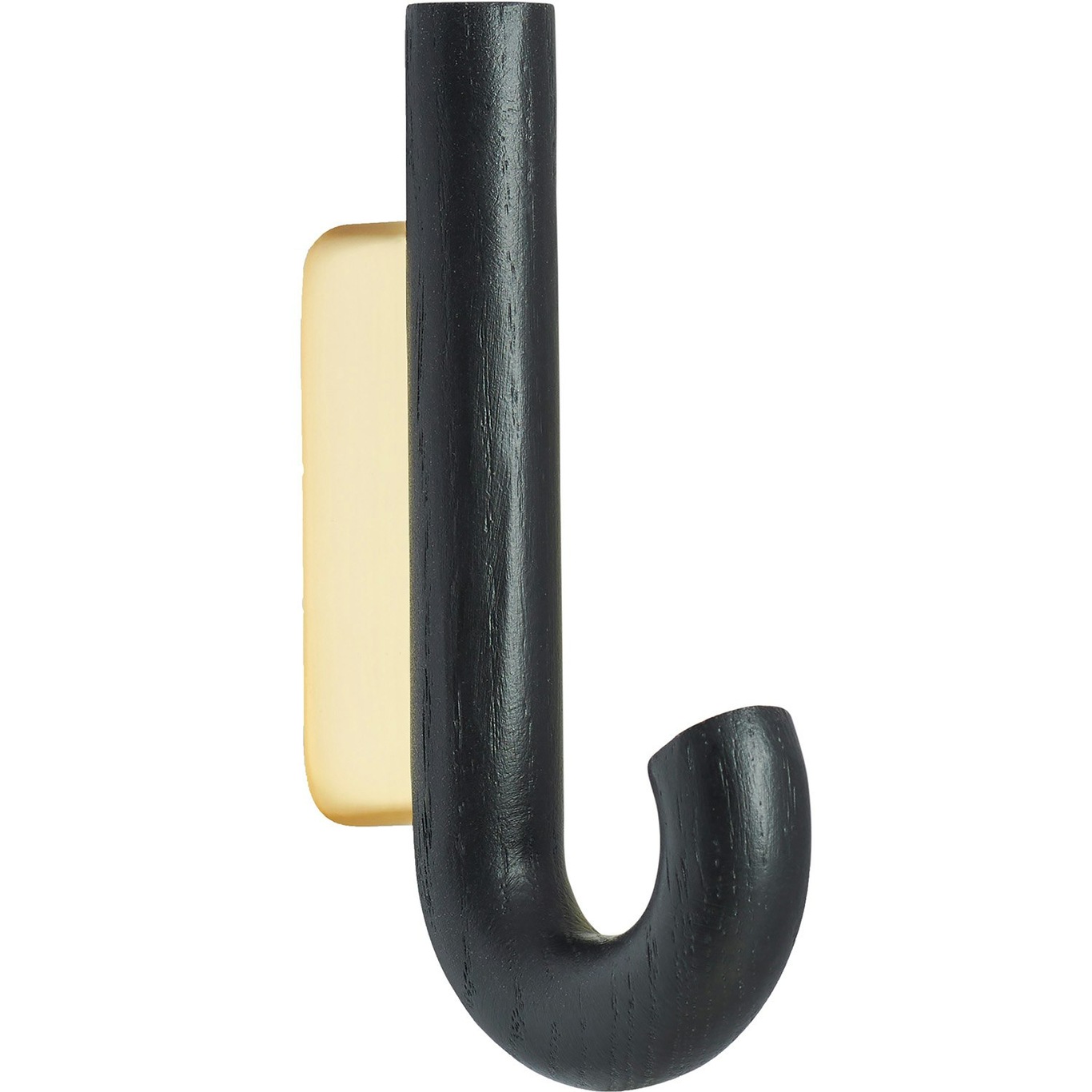 Hook Mini Hook, Brass/Black