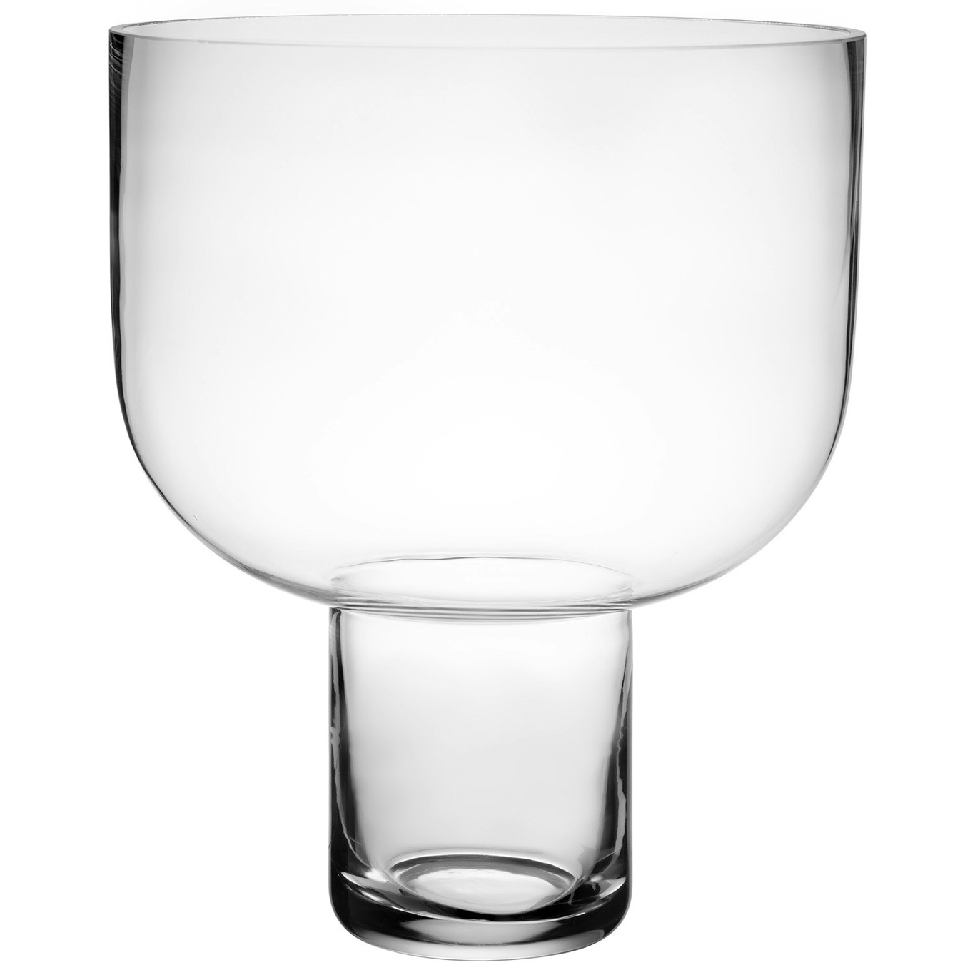 Nebl Vase L 35 cm, Clear