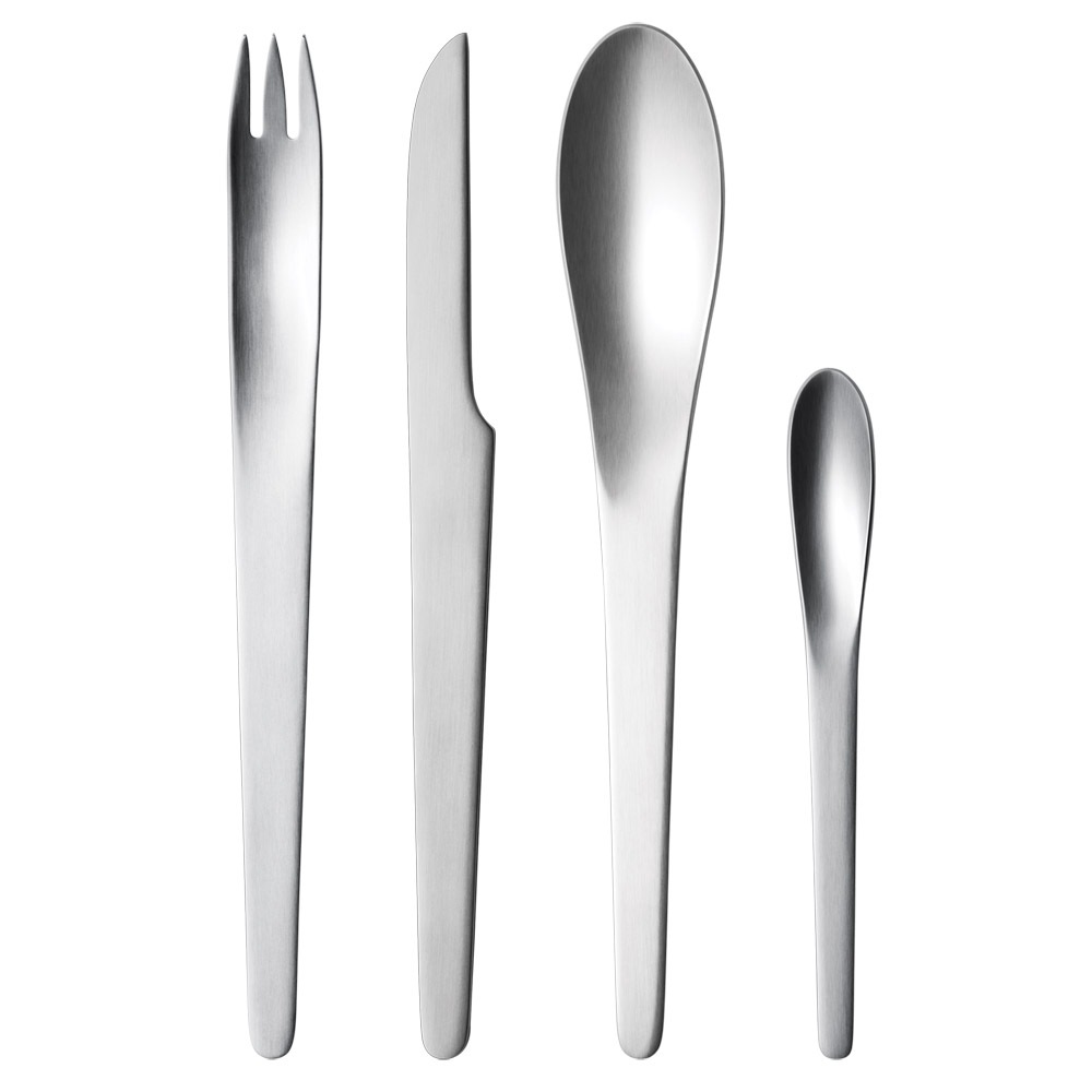 Arne Jacobsen Cutlery Set of 16, Matt