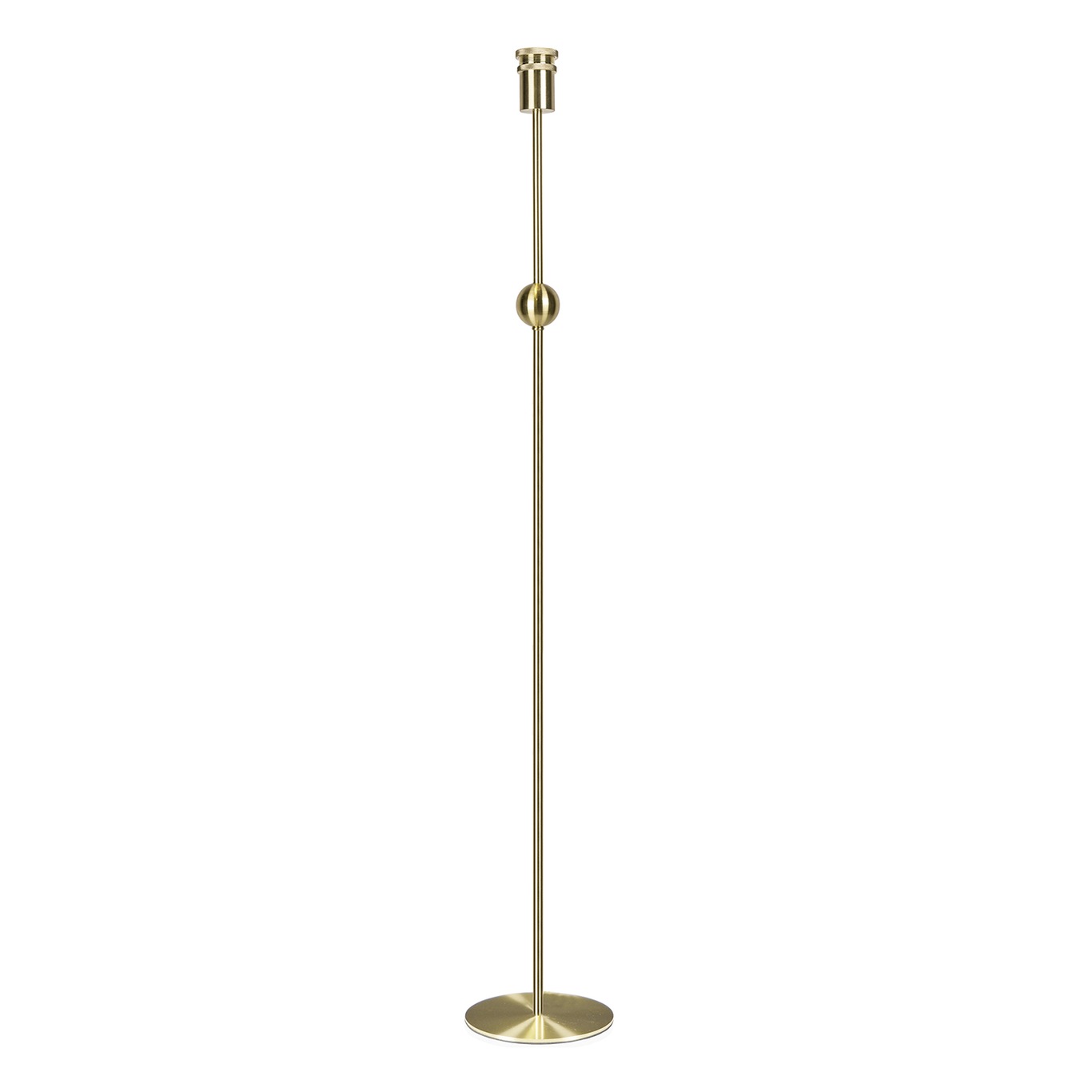 Astrid Floor Lamp, Brushed Brass