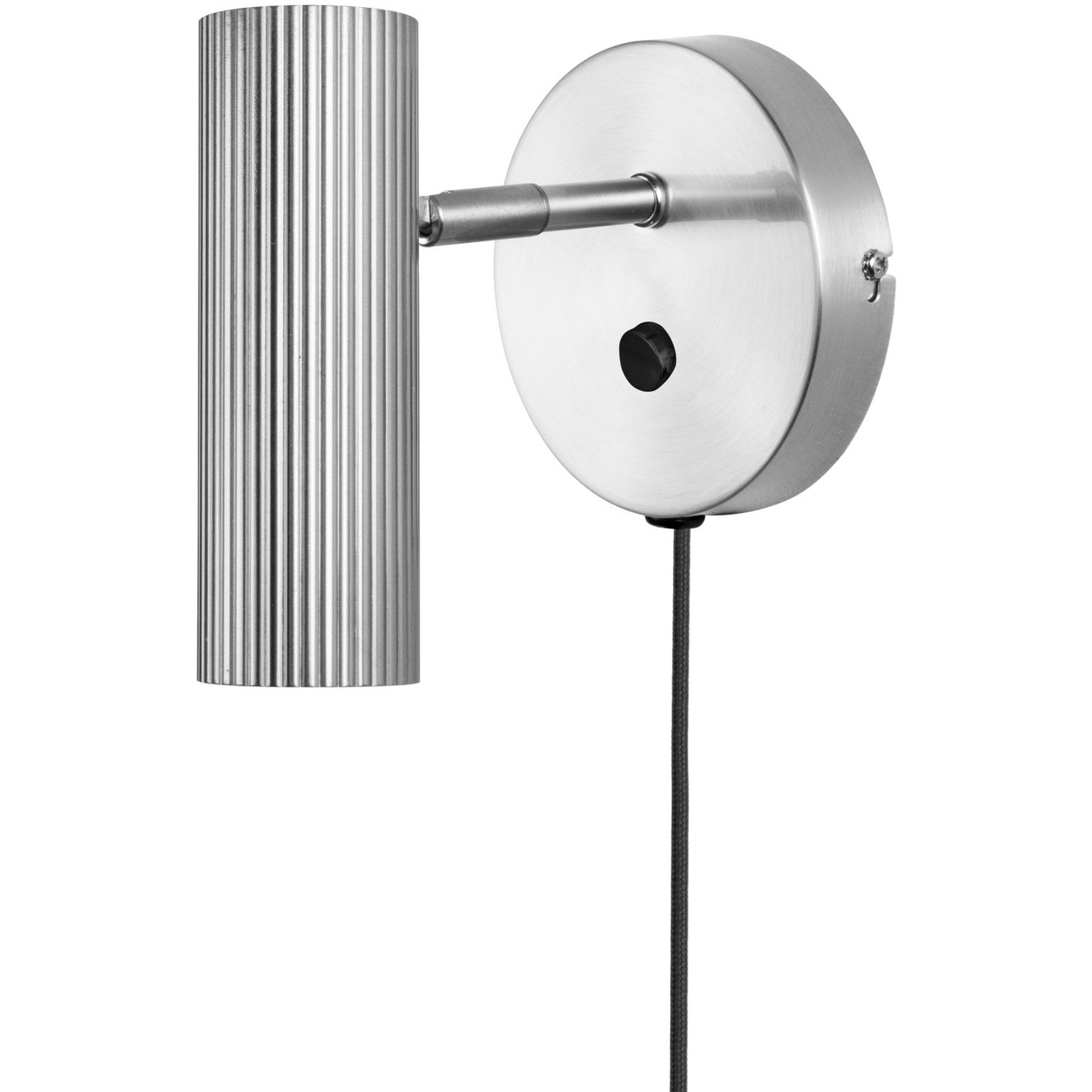 Hubble Wall Lamp, Brushed Steel