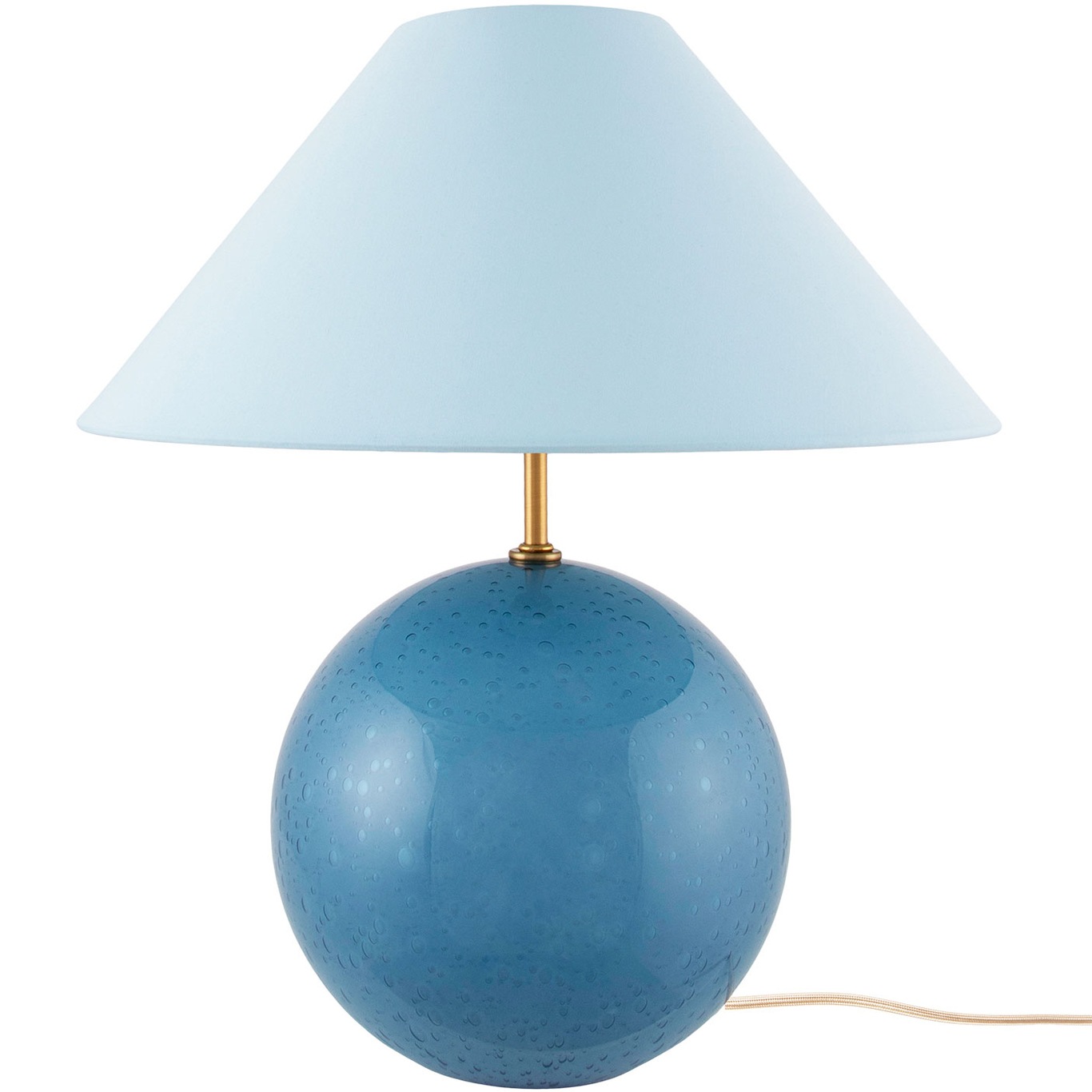 Iris 35 Table Lamp, Dove Blue