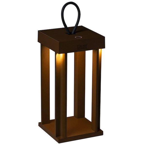 Cannes Table Lamp Portable, Rust