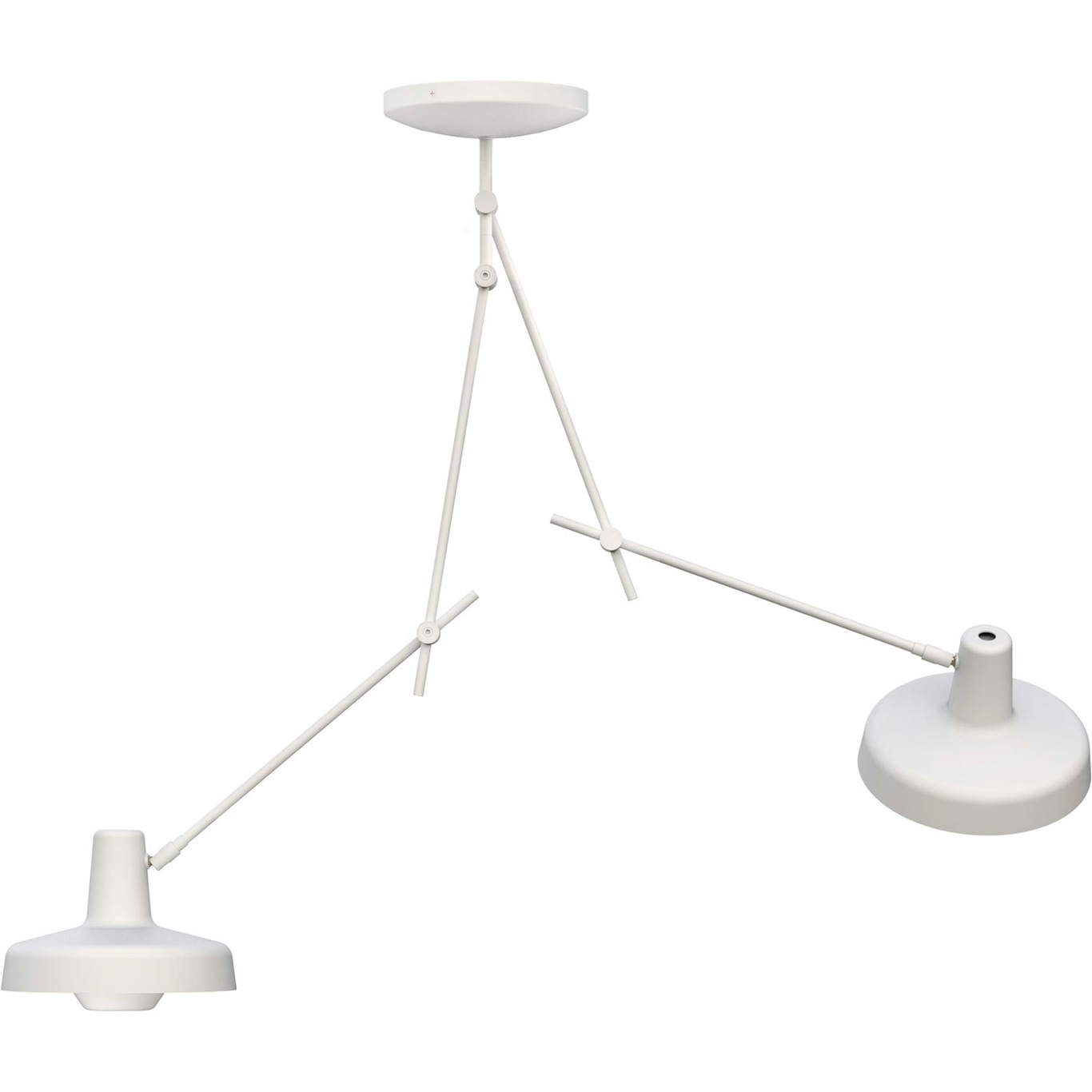 Arigato Ceiling Lamp Double, White