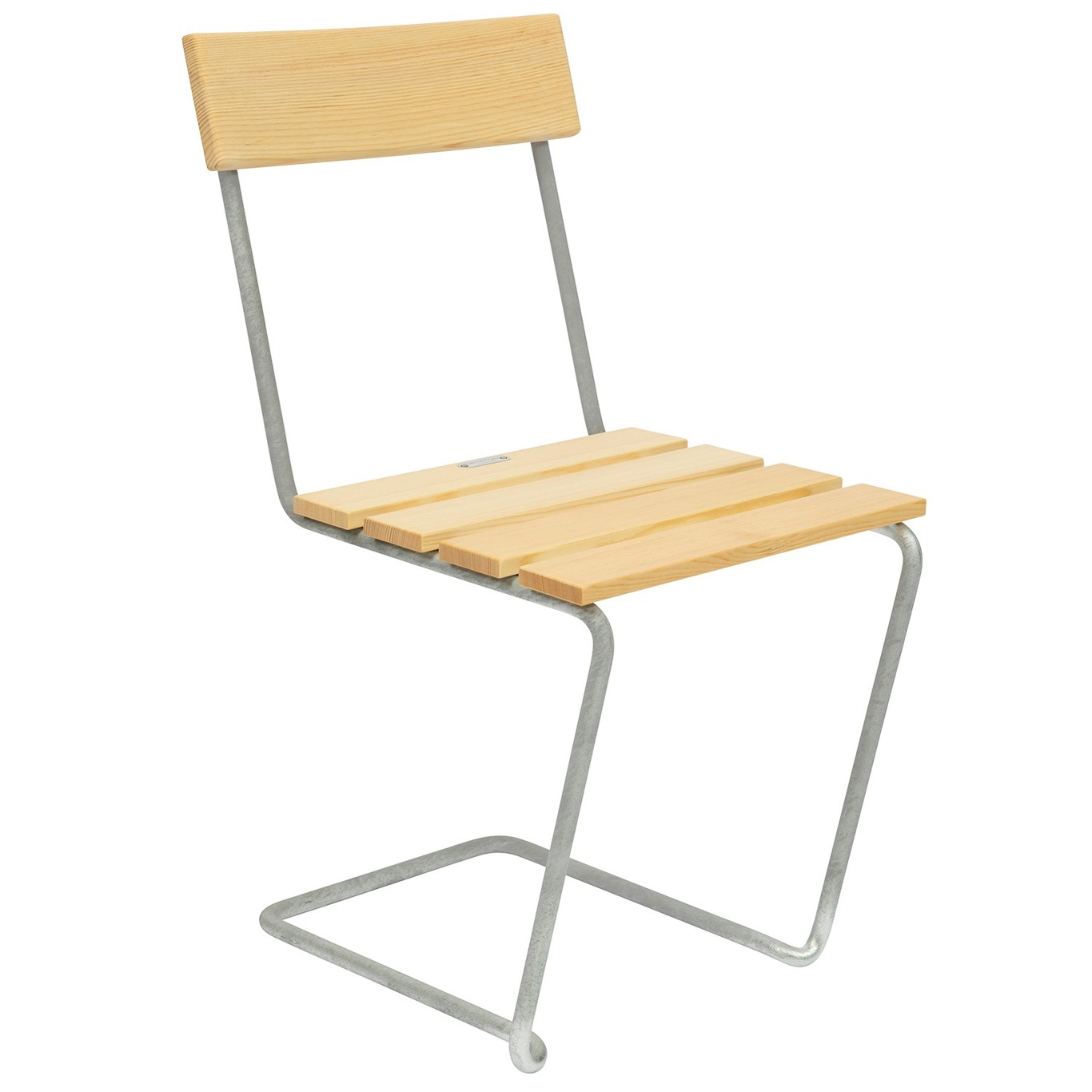 Chair 1, Oiled Pine / Hot Galvanized Steel