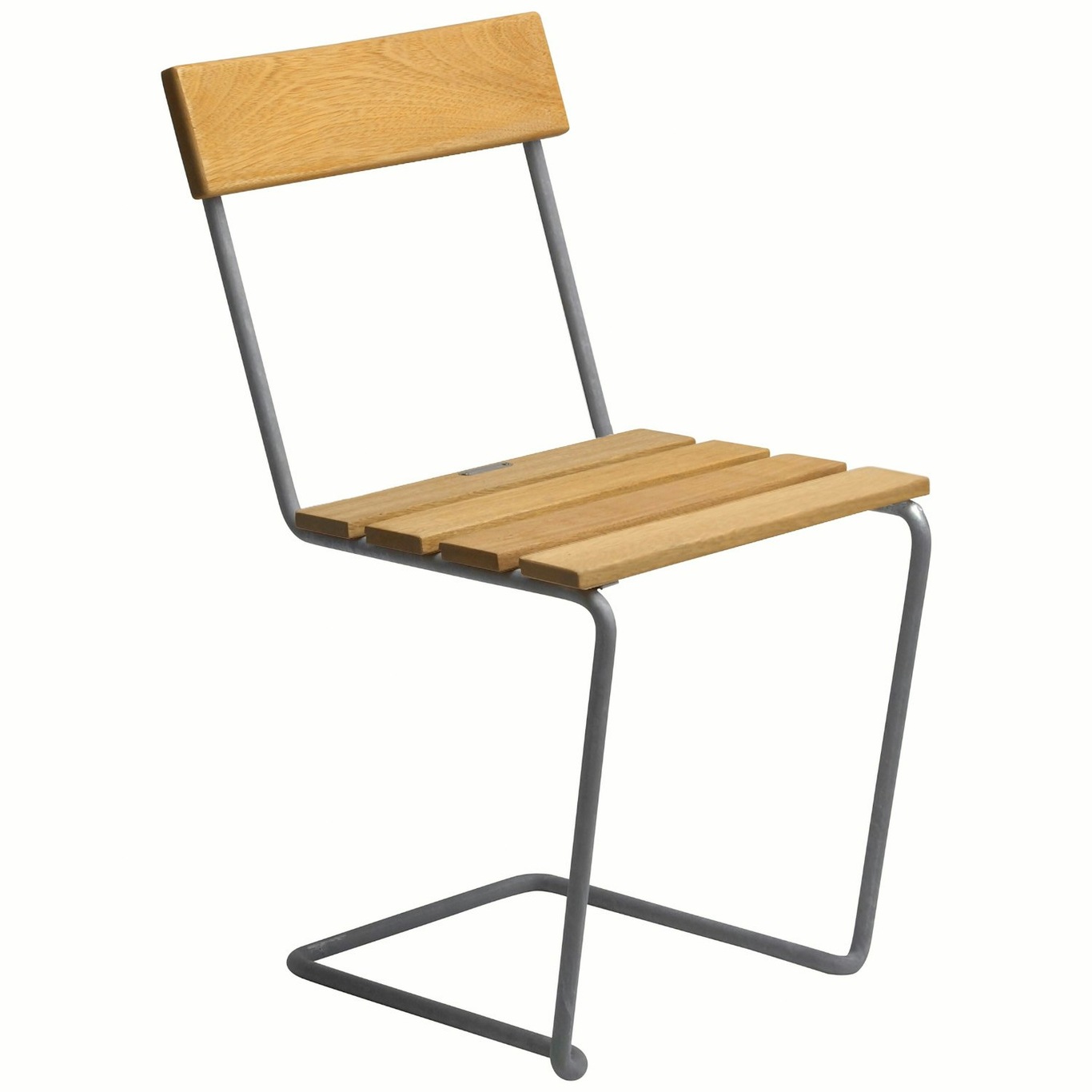 Chair 1, Oiled Oak / Hot Galvanized Steel