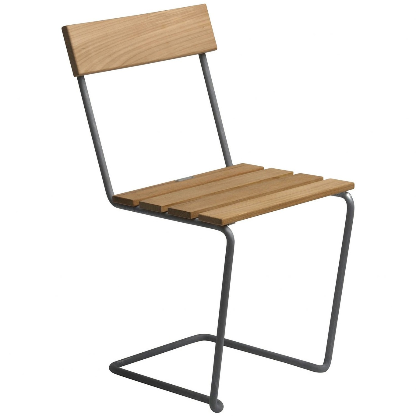 Chair 1, Untreated Teak / Hot Galvanized Steel