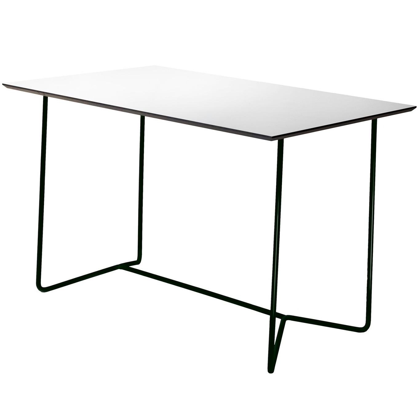 High Tech Table 70x100 cm, Laminate / Black
