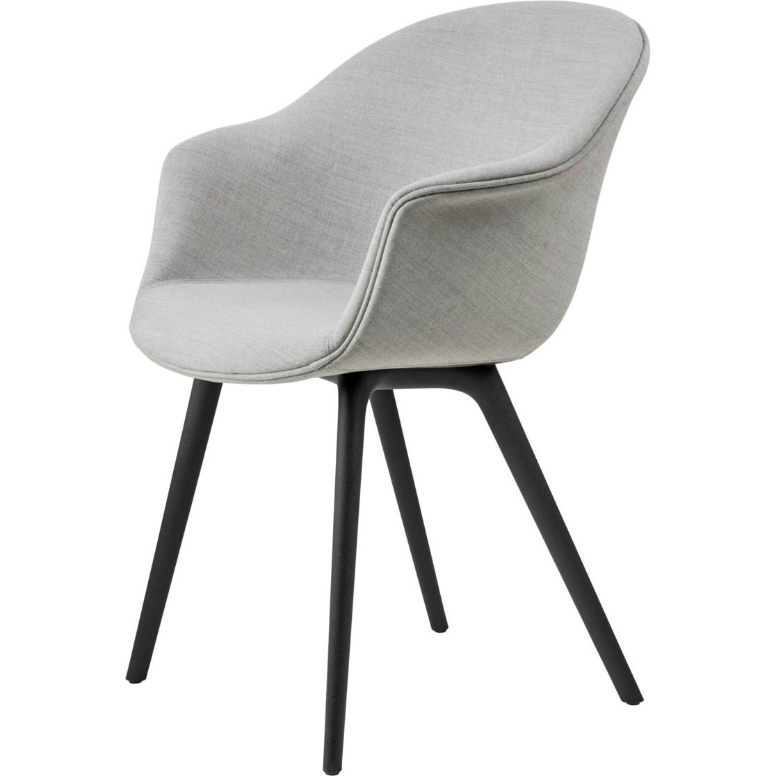Bat Dining Chair Upholstered / Plastic Base, Remix 3 123