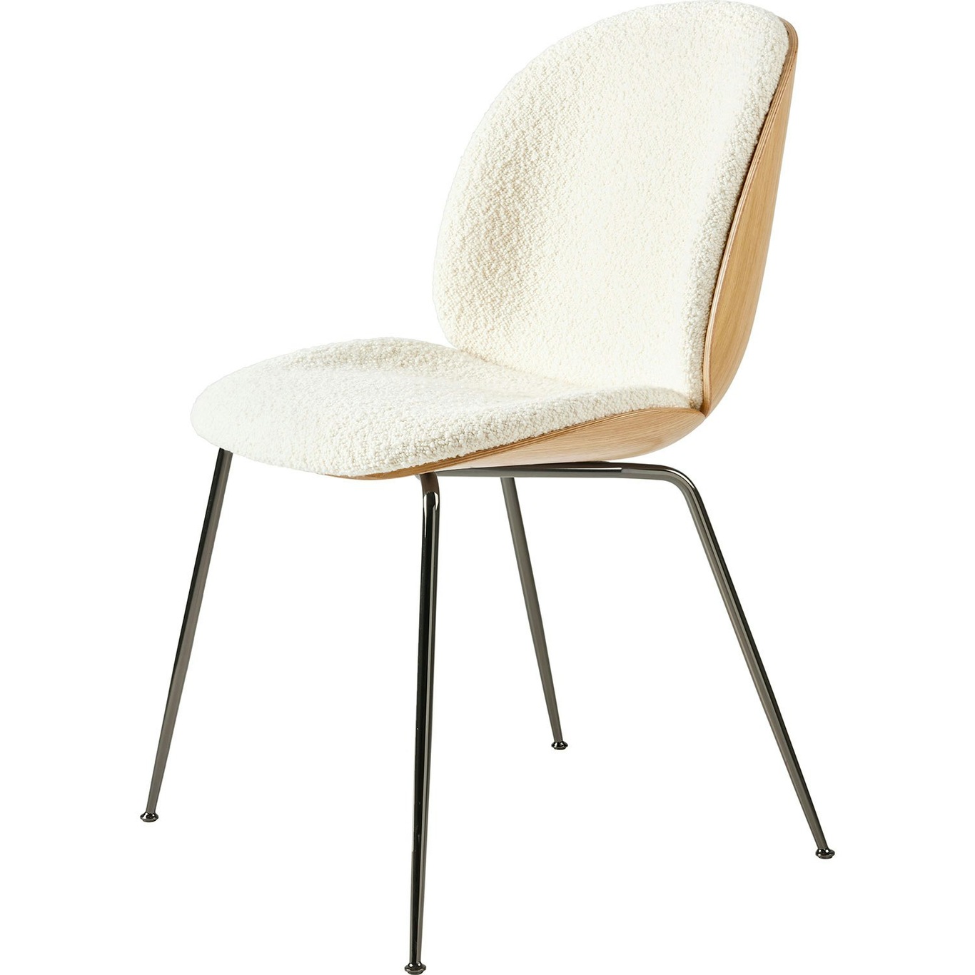 Beetle 3D Veneer Chair Oak/Chrome, Karakorum 001
