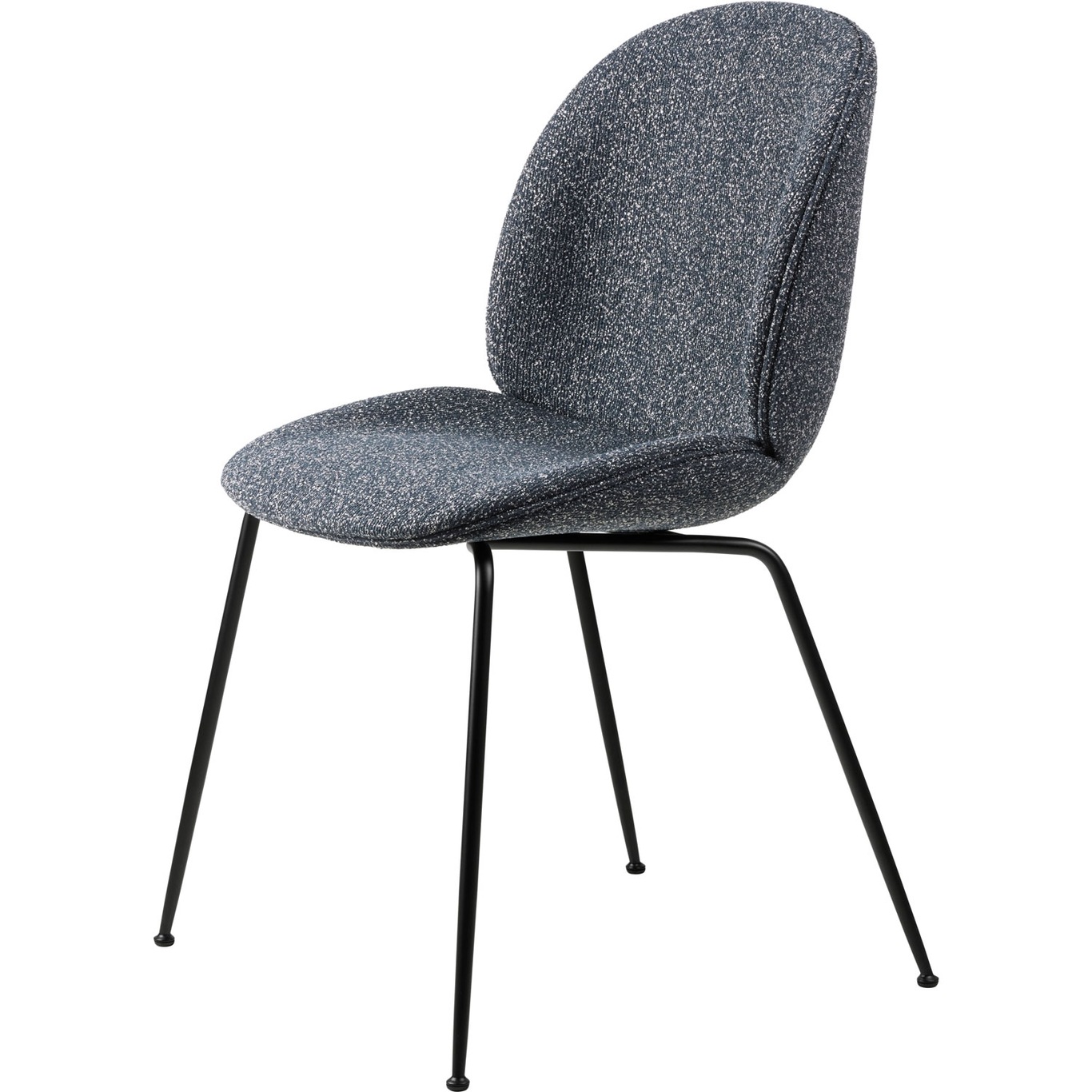 Beetle Chair Upholstered / Conical Base, Around Bouclé 023