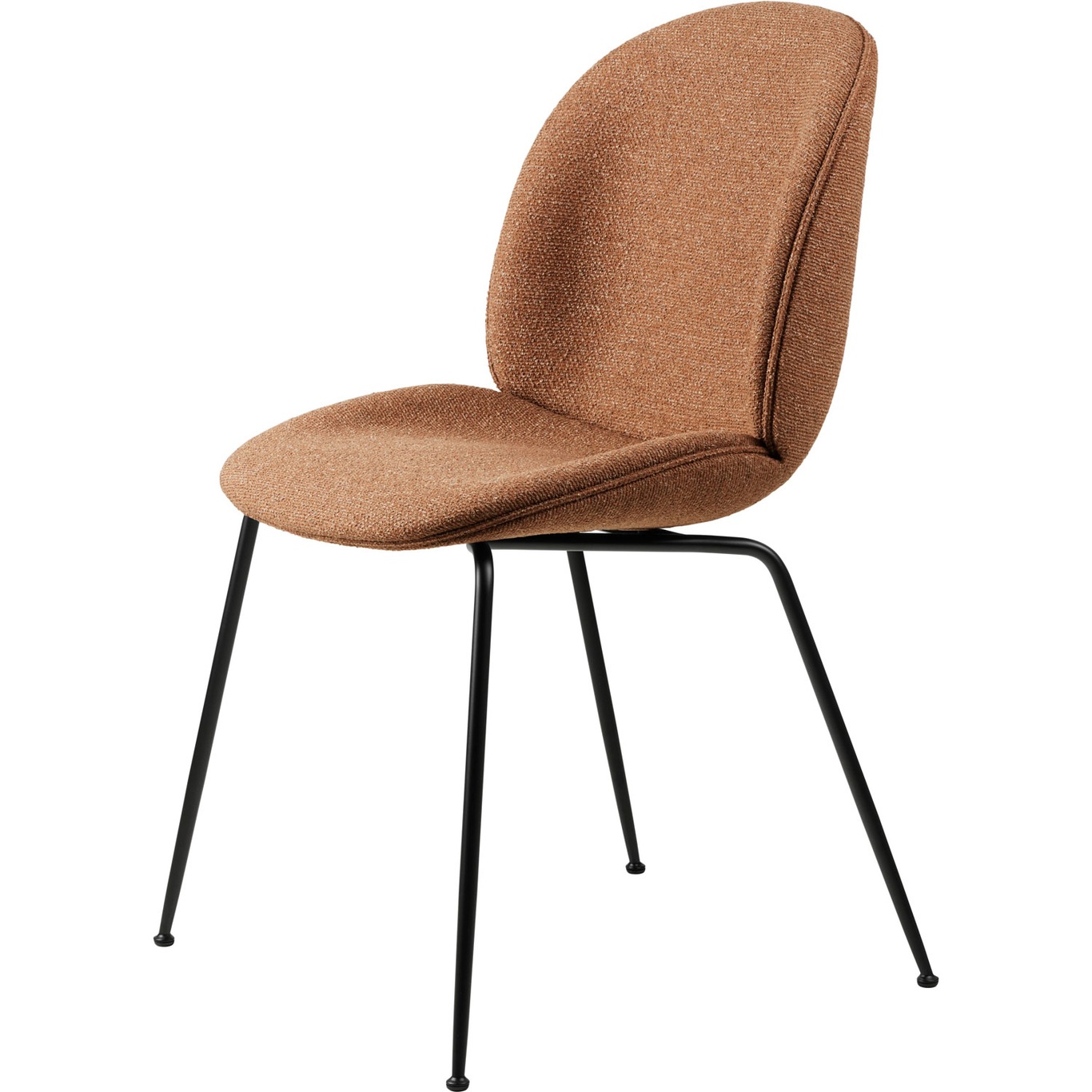 Beetle Chair Upholstered / Conical Base, Around Bouclé 032